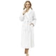 thumbnail image 1 of Bata de Baño NY Threads Premium de Forro Polar Largo para Mujer, 1 of 6