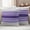 Purple gray, variant on Turquoise Aqua Stripes Outdoor Waterproof Pillow Covers, Modern Gradient Minimalist Lines Decorative Square Throw Pillowcase Sofa Cushion Sham for Patio/Couch/Chair, 24"x24" 2 Pack