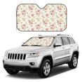 thumbnail image 4 of Bingfone Floral Car Windshield Sunshade,Sun Foldable Sun Shield Sun Visor for Car - Small, 4 of 8