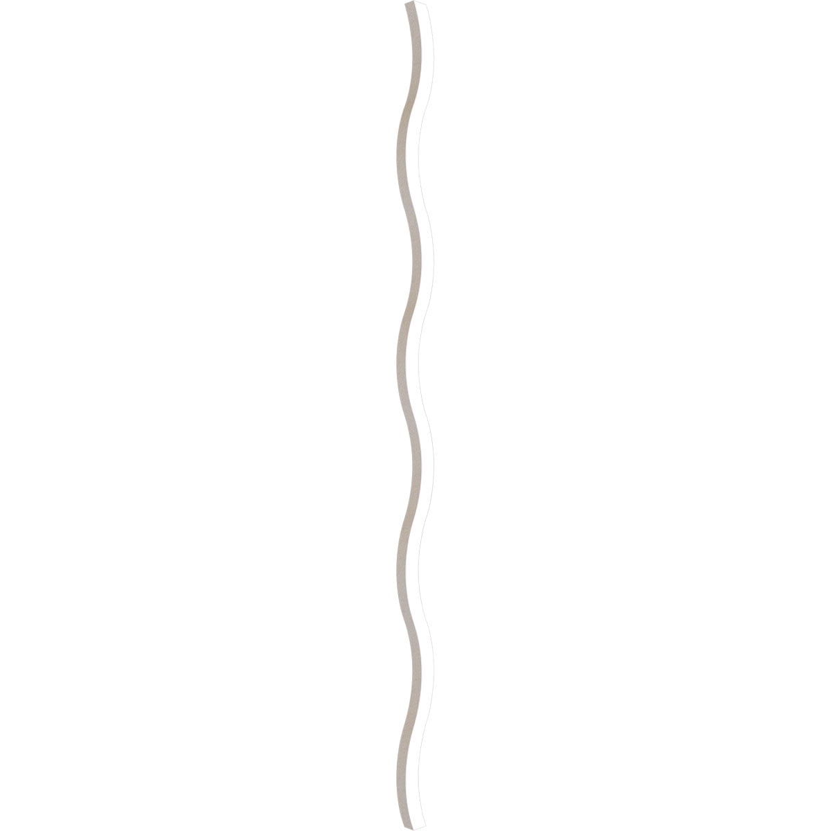 Ekena Millwork 47"H x 3/4"T Yukon PVC Adjustable Decorative Slat Wall Panel Kit, Unfinished (contains 42 Slats)