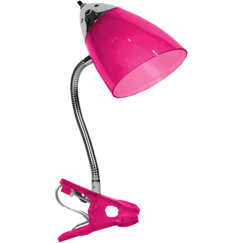 Hot Pink Goose Neck Clip Lamp, Hot Pink Table Lamp Uk