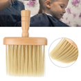 thumbnail image 1 of Cepillo para Plumero de Cara y Cuello, Cepillo de Limpieza de Cabello de Madera, Herramienta de Peluquería para Salón, Peluquero, Cúelo, Cara, Corte de Pelo, 1 of 7