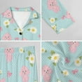 thumbnail image 6 of Top-kevin Womens Pajamas Set Passover Symbols Pattern Soft Long Sleeve Sleepwear Button Down Sets, 6 of 12