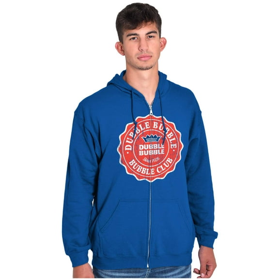 Vintage Dubble Bubble Club Gum Logo Zip Up Hoodie Men's Women's Brisco Brands M