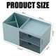 thumbnail image 5 of Organizador de escritorio elegante con cajones transparentes, almacenamiento de escritorio multiusos para uso en la oficina y el hogar, con material ABS de alta calidad, tamaño perfecto para, 5 of 5