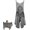 Grey, variant on Owl Romper for Women, Owl Jumper Romper Women, Women's Summer Casual Romper, Funny Rompers, Jumpsuit for Women Dressy