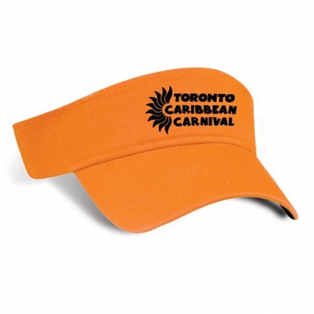 GDC-GameDevCo Ltd. TCC-95013 Toronto Caribbean Carnival Cotton Visor Tangerine