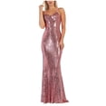 thumbnail image 1 of Fankiway Mode Femmes Casual V-Cou Solide Slim Paillettes Robe à Manches Longues Femmes Plage Robes Grande Taille Femmes Robes, 1 of 5
