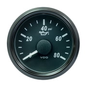 VDO SingleViu 52mm (2-1/16) Oil Pressure Gauge - 80 PSI - 240-33 Ohm [A2C3833230030]