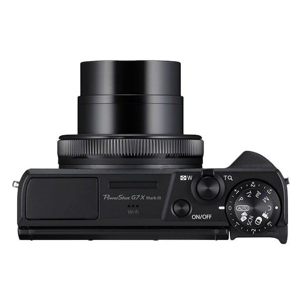 Canon PowerShot G7 X Mark III Digital Camera (Black) with 2 Pieces
