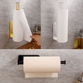 thumbnail image 4 of Space Aluminum Paper Towel Holder Kitchen Bathroom Roll Paper Rack Wall Mount Under Cabinet Storage Organizer, 4 of 7