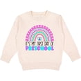 thumbnail image 2 of Inktastic Its My First Day of Preschool Toddler Sweatshirt, 2 of 4
