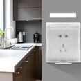 thumbnail image 3 of Homoyoyo 2 Pcs Boîte de Protection Anti-Éclaboussures pour Applique Murale pour Restaurant Balcon Matériau PC Forme Carrée, 3 of 8