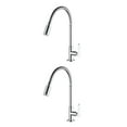 thumbnail image 1 of Youkk Temperature Sensor LED Light Water Faucet Tap 3 Color RGB Glow Shower 1-color 2Set, 1 of 6