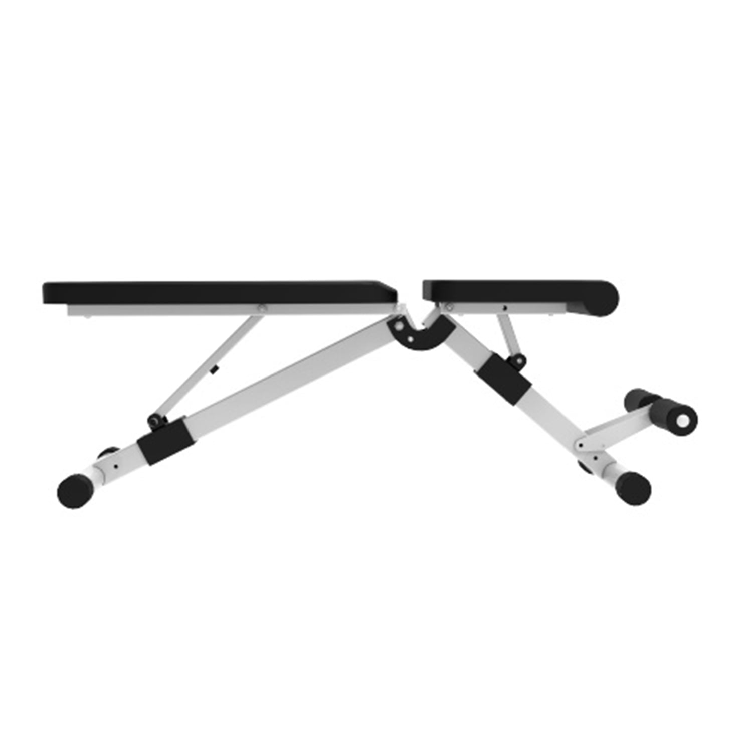 Kadyn Adjustable Foldable Dumbbell Bench, 49.21" Weight Bench Press, Home Gym Strength Training Exercise Workout Bench for Full Body, Antique Black