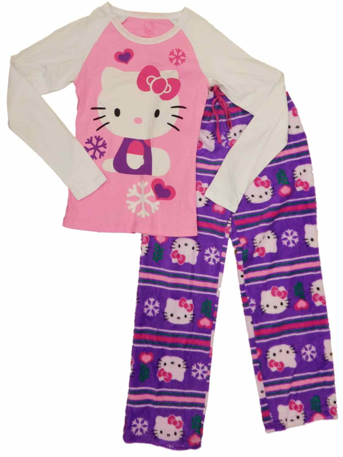 hello kitty fuzzy pajama pants