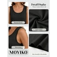 thumbnail image 4 of MOYIKO Tank Tops for Women Round Neck Trendy Sleeveless Tops Dressy Casual Flowy Summer Shirts Loose Fit, 4 of 7