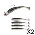 thumbnail image 1 of Señuelos de pesca,Señuelos de pesca Cebos artificiales con anzuelos afilados,Cebos artificiales Aparejos de pesca Señuelos de ,Señuelo ligero para lubina de agua dulce y agua, 1 of 8