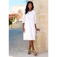 thumbnail image 2 of Roaman's Women's Plus Size Cotton Lace Dress, 2 of 6