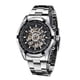 thumbnail image 1 of Moda Semiautomático Reloj mecánico Esqueleto ver-a través de Dial de cuerda a mano de lujo de ma WINNER Mirar, 1 of 4