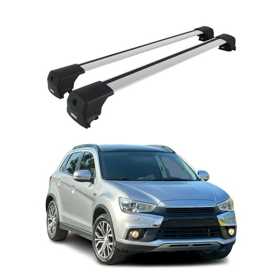 Alu Roof Racks Cross Bars Carrier for Mitsubishi Outlander Sport 2011-2024 Gray
