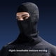 thumbnail image 4 of Máscara de esquí para hombres y mujeres, manténgase abrigado y cómodo con tecnología que absorbe la humedad, dobladillo resistente al viento (negro/gris), 4 of 5
