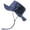 Blue, variant on BRICH Sun Hat for Big Heads Fishing Hiking Hunting Hat with Chin Strap Outdoor Hat Orange One Size