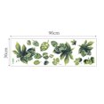 thumbnail image 4 of Adhesivos de pared con hojas verdes y lúpulo inspirados en la naturaleza, 30 x 90 cm, 4 of 4