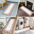 thumbnail image 5 of Runner Rug 2'x6', Purple Lavender Washable Non-Slip Hallway Runner Rugs, Watercolor Floral Daisy Botanical Spring Bedside Rugs Floor Mats Carpet Runners for Kitchen Bathroom Laundry Room, 5 of 8