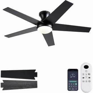 LANHAI Ceiling Fan with Light and Remote Control, 52'' 6-Speed