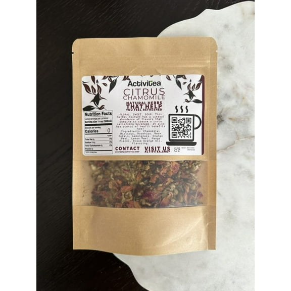 Citrus Chamomile Tea Blend - Loose Leaf Tea - 2oz. - 20 servings
