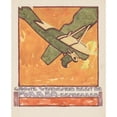 thumbnail image 3 of Reijer Stolk 20x24 Black Modern Framed Museum Art Print Titled - Design for Advertising for the "Fokker Ducker" (1906), 3 of 5