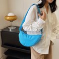 thumbnail image 2 of Bolsos Hombro para Mujer Bolsos Cruzados Nailon Media Bolsos Mano para Niñas (azul), 2 of 9
