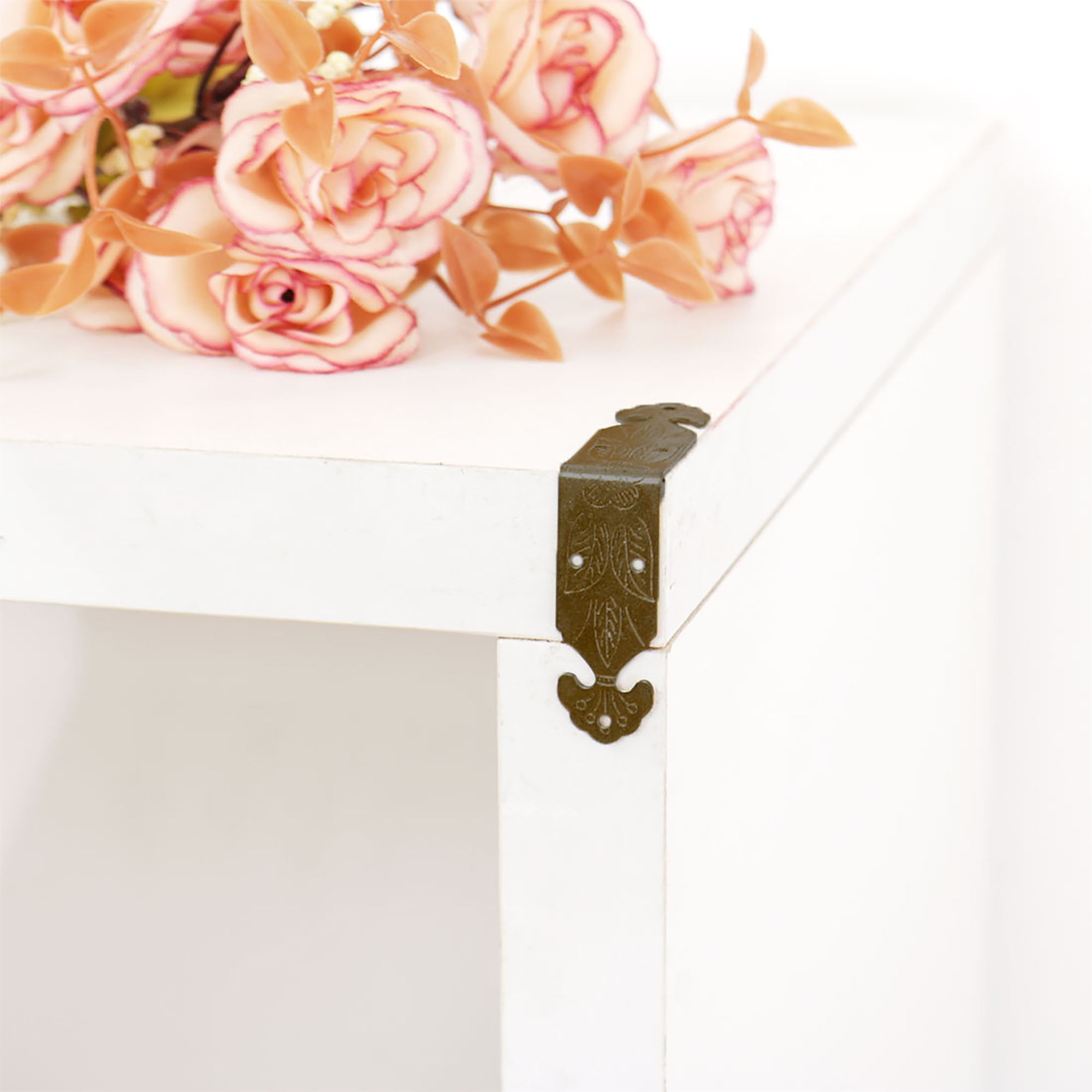 Home Box Corner Protector Vintage Bronze Tone Edge Book Table Desk