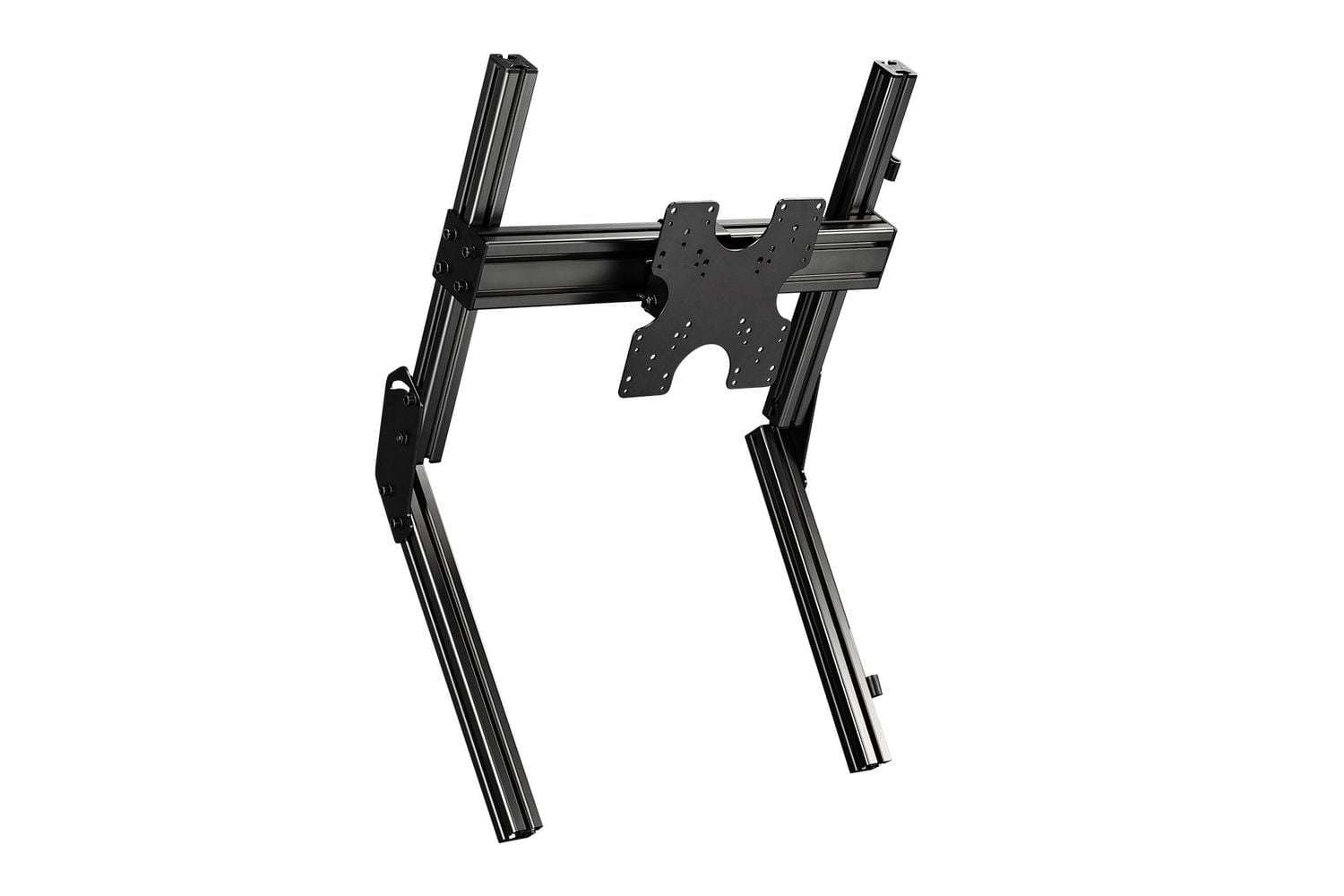 NEXT LEVEL RACING® ELITE FREESTANDING OVERHEAD / QUAD MONITOR STAND ADD ON CARBON GREY