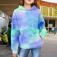 thumbnail image 1 of EnJoCho Chandail à Capuche pour Filles, Printemps Automne Hiver, Imprimé Rétro, Manches Longues, Confortable, Mignon, 1 of 7