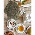 thumbnail image 4 of Sage Green Floral Boho Kitchen Dish Towels for Drying Dishes Set of 2, Ethnic Tribe Abstract Art Flower Waffle Weave Microfiber Hand Tea Bathroom Towels Quick Dry & Absorbent Towel 15.7x23.6, 4 of 7
