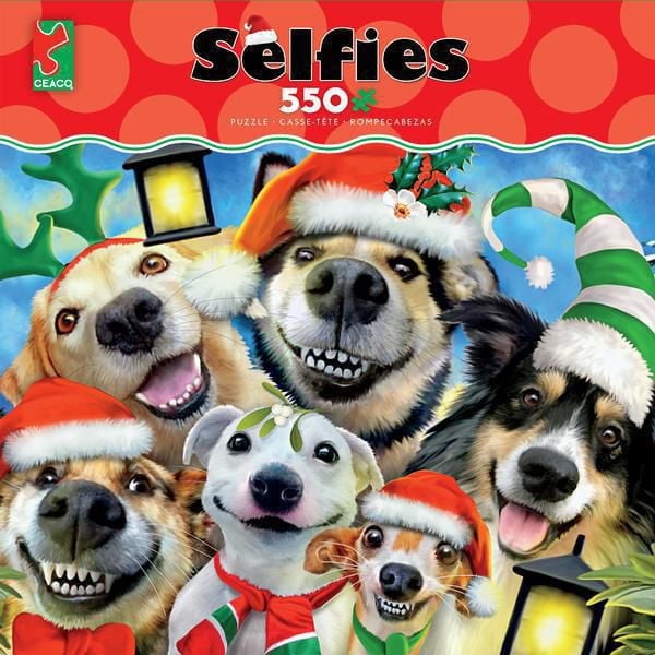 Ceaco: Selfies - Christmas Pups Jigsaw Puzzle (550 pc)