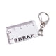thumbnail image 2 of Lindo llavero bolso encantos Decoartions colgante langosta hebilla regla en forma de llavero Blanco Zulema lindo llavero, 2 of 8