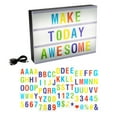 LED Cinematic Light Decorative Box Sign Interchangeable Multicolor