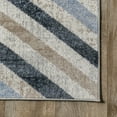 thumbnail image 6 of nuLOOM Akari Transitional Diamond Machine Washable Area Rug, 5' 3" x 7' 6", Blue, 6 of 10