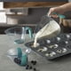 thumbnail image 3 of Set de 3 jarras medidoras KitchenAid Gourmet, sin BPA, color Aqua Sky, 3 of 6