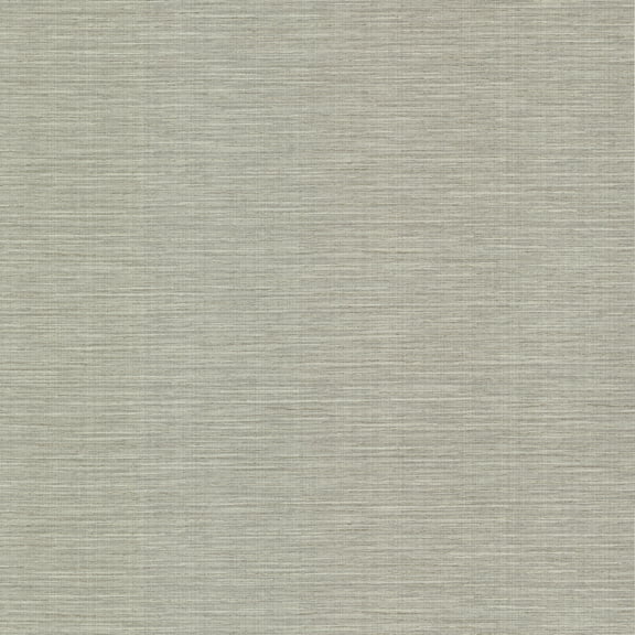 Warner Bay Ridge Light Grey Faux Grass Cloth Wallpaper