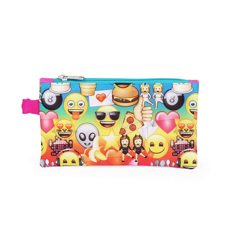 ❤️NEW!!!❤️ Emoji 5 pieces set backpack. Yolo Emoji Sentiment Backpack & Lunch Box 5 Piece Set With  main image 4