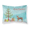 thumbnail image 1 of ""Caroline'S Treasures Fundas De Almohada Estándar De Tela Fox Terrier En Miniatura Con Diseño De Árbol De Navidad, Multicolor"", 1 of 1
