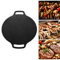 thumbnail image 4 of Poêle à Griller Style Coréen, Gril Rond Coréen Antiadhésif à 6 Couches pour Intérieur Extérieur 33cm, 4 of 9