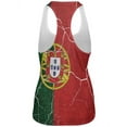 thumbnail image 2 of Distressed Portuguese Flag All Over Womens Work Out Tank Top Multi SM, 2 of 2