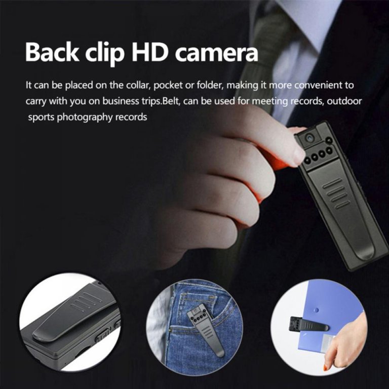 CYI Mini Caméra Corporelle Portable FHD Body dashcam 1080p