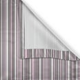 thumbnail image 6 of Ambesonne Geometric Valance & Curtain, Vertical Line Art, 55"x45", Warm Taupe Pink White, 6 of 6
