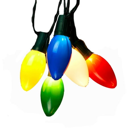 UPC 086131009631 product image for Kurt Adler 10-Light C38 Plastic Bulb String Light Set | upcitemdb.com